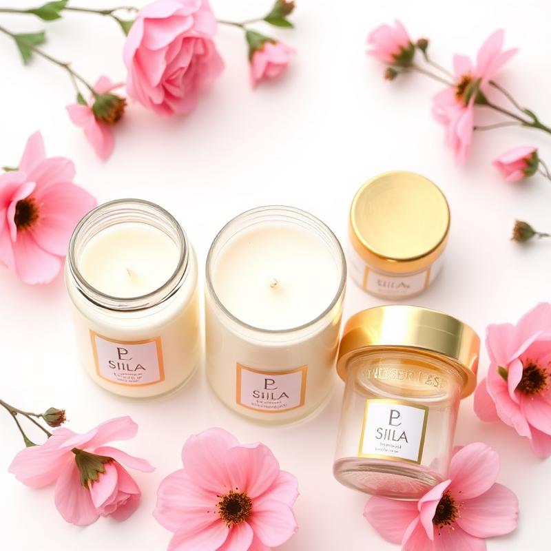 Blush Scented Candle Trio